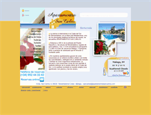 Tablet Screenshot of apartamentossancarlos.com
